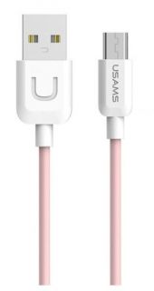 - USAMS US-SJ098 U-Turn Durable TPE Universal Micro USB to USB Data&Fast 2A Charger Cable 1m