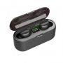 - WoW F9 Sport & Leisure Super-Fit TWS Bluetooth 5.1 Stereo Earphones with HD Mic LED charging case Black