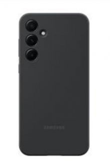 Samsung Samsung - Galaxy A55 5G Silicone Cover case Black melns