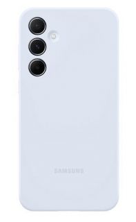 Samsung Samsung - Galaxy A55 5G Silicone Cover case Light Blue zils