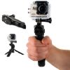 Aksesuāri video/foto&nbsp;-&nbsp;Hurtel Mount with a mini tripod for GoPro SJCAM action cameras black&nbsp;