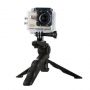 Hurtel Mount with a mini tripod for GoPro SJCAM action cameras black