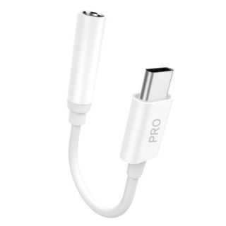 -&nbsp;Dudao Dudao audio adapter headphone adapter from USB Type C to mini jack 3.5 mm white  L16CPro white