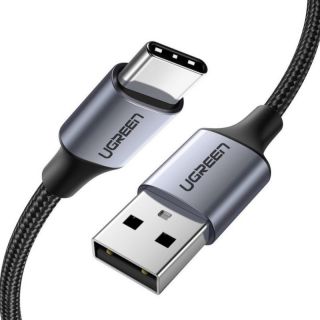 -&nbsp;Ugreen 60126 USB-A  /  USB-C QC 3.0 3A 1m Cable Black Grey