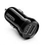 - Ugreen Ugreen car charger 2x USB 24W 4.8 A  2x 2.4 A  black  50875  Black