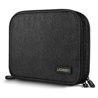 -&nbsp;Ugreen Ugreen case box for hard drive HDD SSD phone cables accessories 24.5 x 17.5 x 5 cm gray  50147 LP149