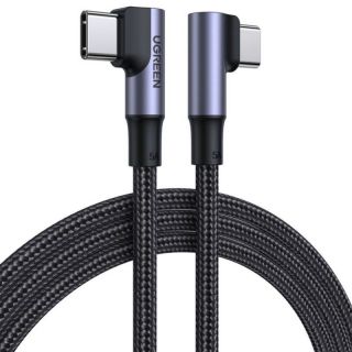 -&nbsp;Ugreen Ugreen US335 70696 angled USB-C USB-C PD QC FCP 100W 5A 480Mb / s 1m cable black