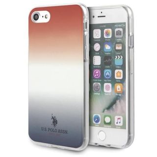-&nbsp;U.S. Polo PU US Polo USHCI8TRDGRB iPhone 7 / 8 / SE 2020  /  SE 2022 czerwono-niebieski / blue&red Gradient Pattern Collection
