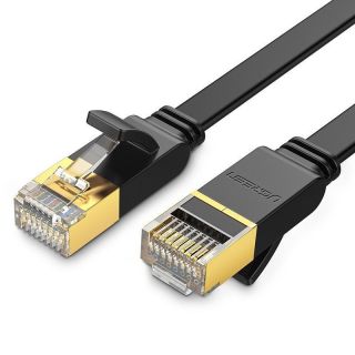 -&nbsp;Ugreen Ugreen Flat Cable Internet Network Cable Ethernet Patchcord RJ45 Cat 7 STP LAN 10 Gbps 10m Black  NW106 11265