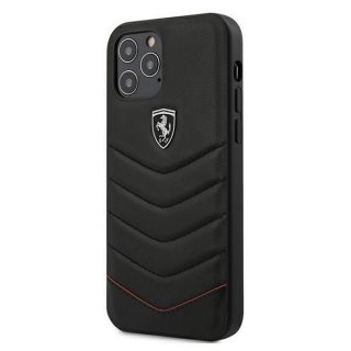 Ferrari&nbsp;FEHQUHCP12LBK iPhone 12 Pro Max 6.7" black / black hardcase Off Track Quilted