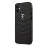 Ferrari Ferrari Ferrari FEHQUHCP12SBK iPhone 12 mini 5.4" black / black hardcase Off Track Quilted