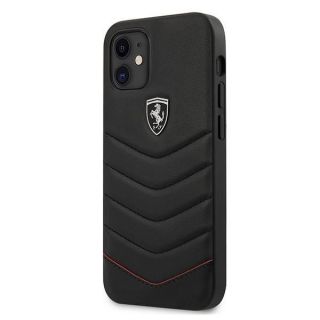 Ferrari&nbsp;Ferrari Ferrari FEHQUHCP12SBK iPhone 12 mini 5.4" black / black hardcase Off Track Quilted