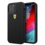 Ferrari FESPEHCP12MBK iPhone 12 / 12 Pro 6.1" black / black hardcase On Track Perforated