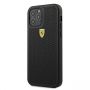 FESPEHCP12MBK iPhone 12 / 12 Pro 6.1" black / black hardcase On Track Perforated