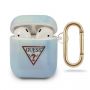 GUESS GUACA2TPUMCGC02 AirPods cover blue / blue Tie & Dye Collection