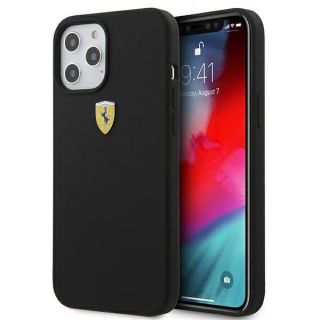 Ferrari&nbsp;FESSIHCP12LBK iPhone 12 Pro Max 6.7" black / black hardcase On Track Silicone