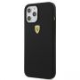 FESSIHCP12LBK iPhone 12 Pro Max 6.7" black / black hardcase On Track Silicone