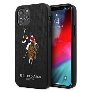 -&nbsp;U.S. Polo PU US Polo USHCP12MPUGFLBK iPhone 12 / 12 Pro 6.1'' black / black Polo Embroidery Collection