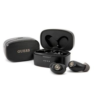 GUESS&nbsp;GUTWSJL4GBK TWS Bluetooth headphones + black / black 4G docking station
