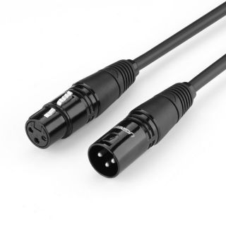 -&nbsp;Ugreen Ugreen AV130 66717 audio XLR  female  XLR  male  cable for microphone  /  amplifier 2m black