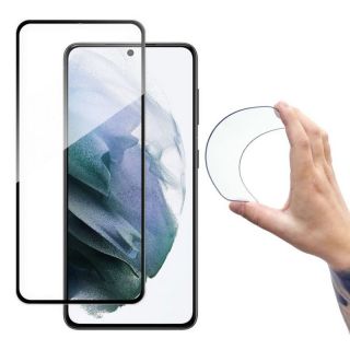 -&nbsp;Wozinsky Wozinsky Full Cover Flexi Nano Glass Hybrid Screen Protector with frame for Samsung Galaxy S21+ 5G  S21 Plus 5G  black