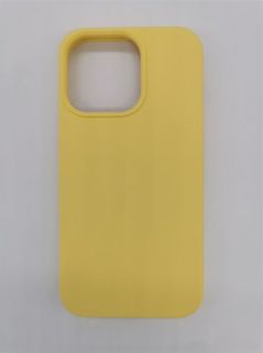 Evelatus iPhone 13 Mini Premium Soft Touch Silicone Case Yellow