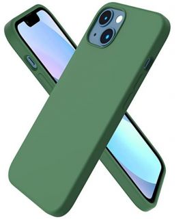 Evelatus iPhone 13 Premium Soft Touch Silicone Case Pine Green zaļš