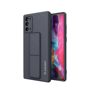 -&nbsp;Wozinsky Wozinsky Kickstand Case silicone case with stand Samsung Galaxy Note 20 case navy blue
