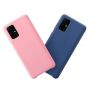 Hurtel Silicone Case Soft Flexible Rubber Cover for Samsung Galaxy A72 4G pink