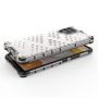 Hurtel Honeycomb Case armor cover with TPU Bumper for Samsung Galaxy A42 5G red