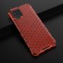 Hurtel Honeycomb Case armor cover with TPU Bumper for Samsung Galaxy A42 5G red