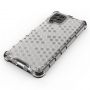 Hurtel Honeycomb Case armor cover with TPU Bumper for Samsung Galaxy A42 5G red