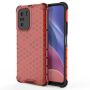 - Hurtel Honeycomb Case armor cover with TPU Bumper for Xiaomi Redmi K40 Pro+  /  K40 Pro  /  K40  /  Poco F3 red