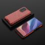 Hurtel Honeycomb Case armor cover with TPU Bumper for Xiaomi Redmi K40 Pro+  /  K40 Pro  /  K40  /  Poco F3 red