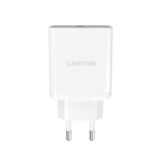 CANYON Canyon 
 - 
 Wall charger H-12 With USB-A QC3.0 18W 
 White balts