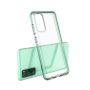 Hurtel Spring Case clear TPU gel protective cover with colorful frame for Samsung Galaxy A02s EU black
