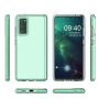 Hurtel Spring Case clear TPU gel protective cover with colorful frame for Samsung Galaxy A02s EU dark pink