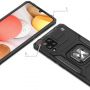 Wozinsky Wozinsky Ring Armor Case Kickstand Tough Rugged Cover for Samsung Galaxy A42 5G black