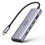 - Ugreen Ugreen multi-functional HUB USB Type C 3x USB 3.2 Gen 1  /  HDMI 4K 60Hz  /  SD and TF card reader gray  60383 CM511