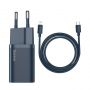 Baseus Baseus Super Si 1C fast charger USB Type C 20W Power Delivery + USB Type C - Lightning cable 1m blue  TZCCSUP-B03