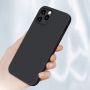 Hurtel Silicone Case Soft Flexible Rubber Cover for Xiaomi Redmi Note 10 5G  /  Poco M3 Pro black