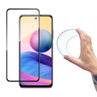 -&nbsp;Wozinsky Wozinsky Full Cover Flexi Nano Glass Hybrid Screen Protector with frame for Xiaomi Redmi Note 10 5G black
