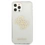 GUHCP12LPCUGL4GTR iPhone 12 Pro Max 6.7" transparent hard case Glitter 4G Big Logo