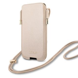 GUESS&nbsp;Handbag GUHCP12MSAPSLG 6.1" gold / gold Saffiano