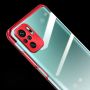 Hurtel Clear Color Case Gel TPU Electroplating frame Cover for Xiaomi Redmi Note 10 5G  /  Poco M3 Pro blue