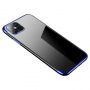 - Hurtel Clear Color Case Gel TPU Electroplating frame Cover for Samsung Galaxy A22 4G blue