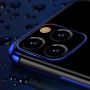 Hurtel Clear Color Case Gel TPU Electroplating frame Cover for Samsung Galaxy A22 4G blue