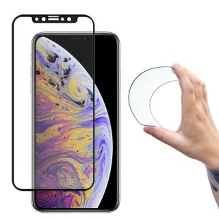 -&nbsp;Wozinsky Wozinsky Full Cover Flexi Nano foil glass tempered glass with frame iPhone 14 Max  /  13 Pro Max transparent