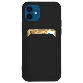 -&nbsp;Hurtel Card Case Silicone Wallet Case With Card Slot Documents For Samsung Galaxy S21 + 5G  S21 Plus 5G  Black