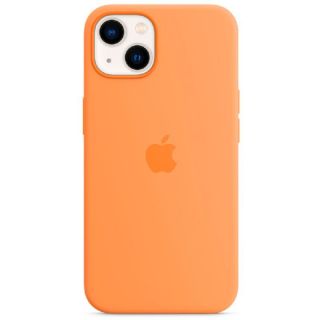Apple iPhone 13 Silicone Case with MagSafe Marigold